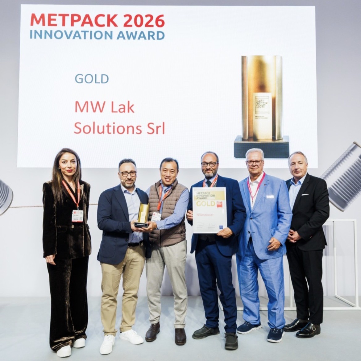 Metpack Inx MW Lak Solutions si aggiudica il METPACK Innovation Award 2026 – Gold ...